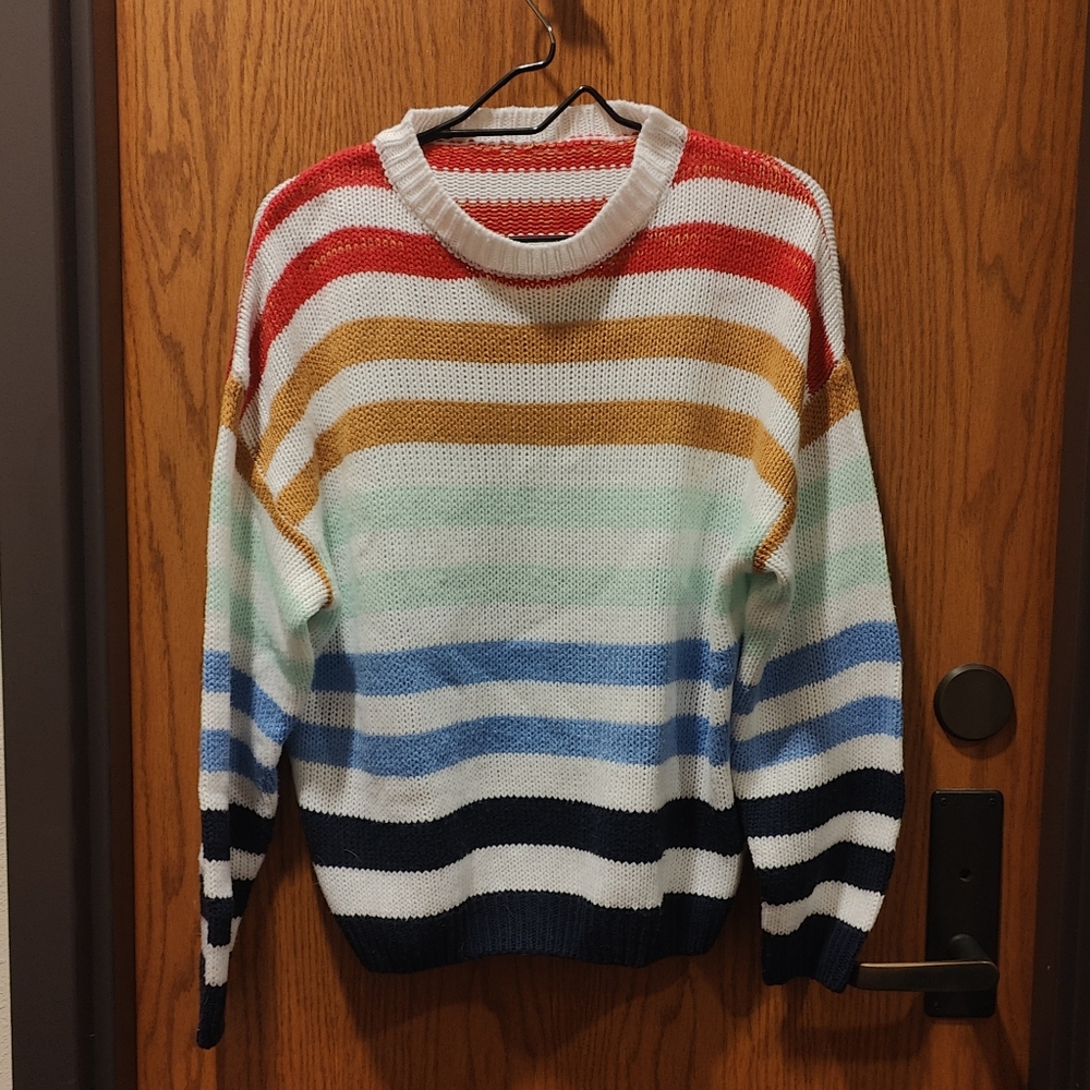 Multicolor Striped Women's Sweater